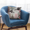 Vintage Postcards Throw Pillow By Andrea Haase