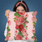 Vintage Rose Stripes Throw Pillow By Andrea Haase