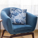 Vintage Roses Blue I Throw Pillow By Andrea Haase