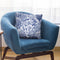 Vintage Roses Blue Throw Pillow By Andrea Haase