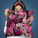 Vintage Roses I Throw Pillow By Andrea Haase