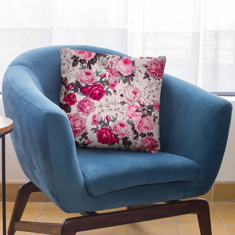 Vintage Roses Ii Throw Pillow By Andrea Haase