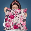Vintage Roses Ii Throw Pillow By Andrea Haase