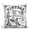 Vintage Square Throw Pillow By Andrea Haase