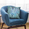 Vintage Travel Blue Throw Pillow By Andrea Haase
