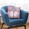 Vintage Travel Palm Pink Throw Pillow By Andrea Haase