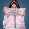 Vintage Travel Palm Pink Throw Pillow By Andrea Haase