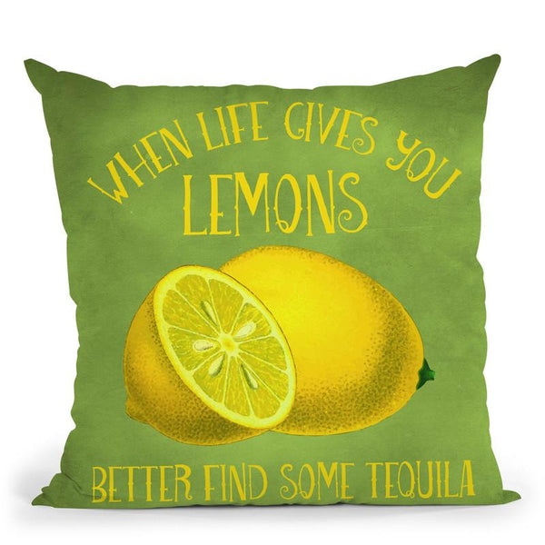 When Life Gives You Lemons Throw Pillow By Andrea Haase