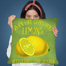 When Life Gives You Lemons Throw Pillow By Andrea Haase