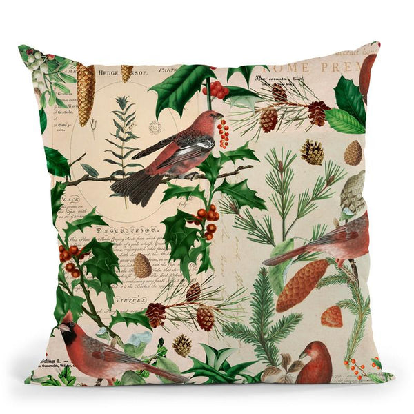 Winter Forest Throw Pillow By Andrea Haase