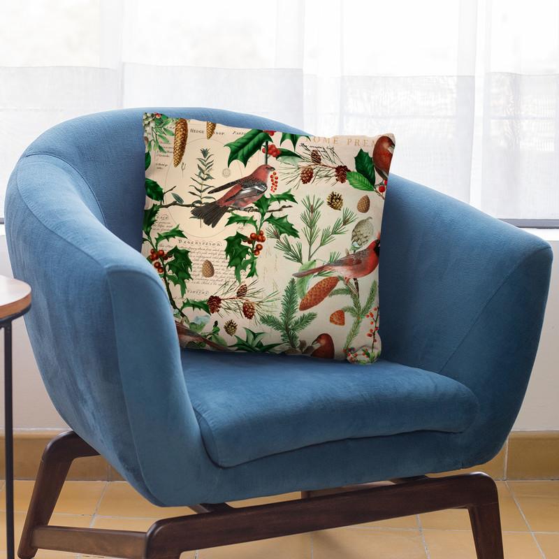 Winter Forest Throw Pillow By Andrea Haase