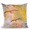 Yellow Grunge Throw Pillow By Andrea Haase