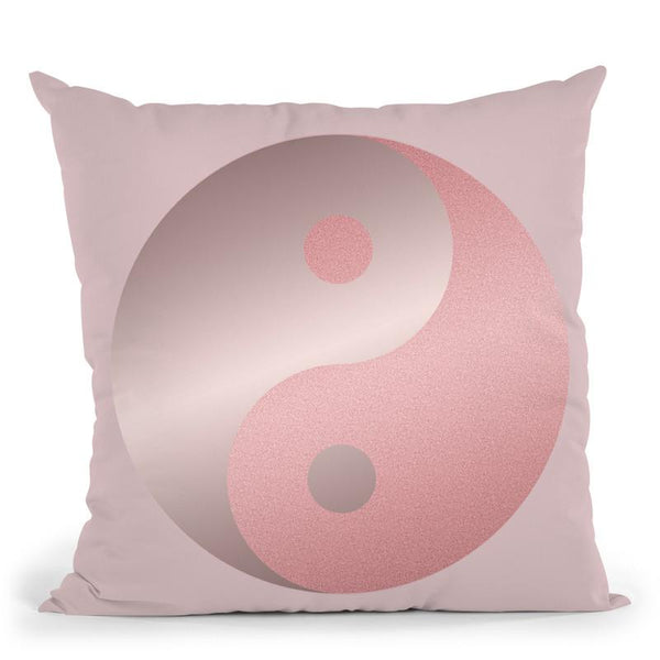 Yin Yang Rug Throw Pillow By Andrea Haase