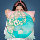Yin Yang Throw Pillow By Andrea Haase
