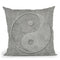 Ying Yang Concrete Throw Pillow By Andrea Haase