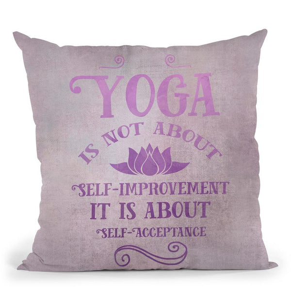 Yoga Throw Pillow By Andrea Haase