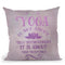 Yoga Throw Pillow By Andrea Haase