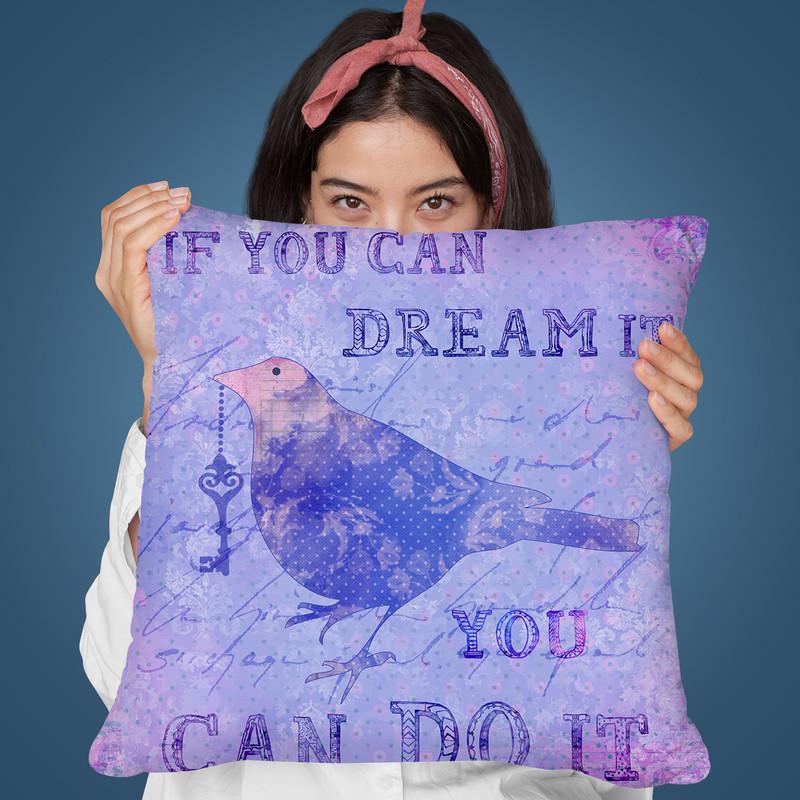You Can Do It Throw Pillow By Andrea Haase