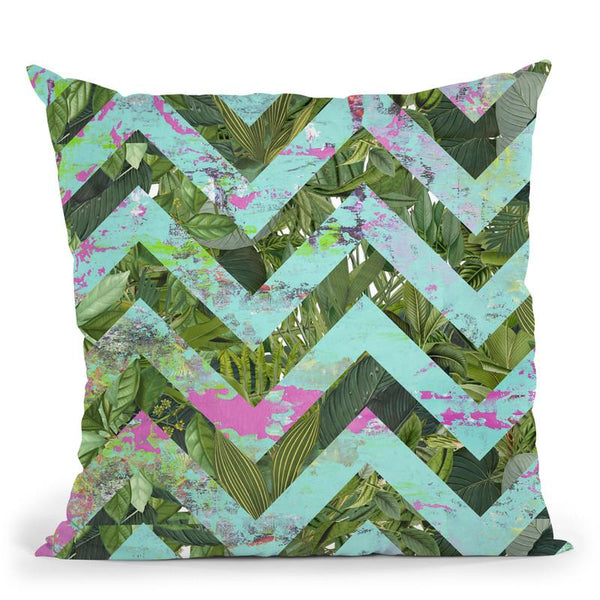 Zig Zag Mix Throw Pillow By Andrea Haase