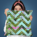 Zig Zag Mix Throw Pillow By Andrea Haase
