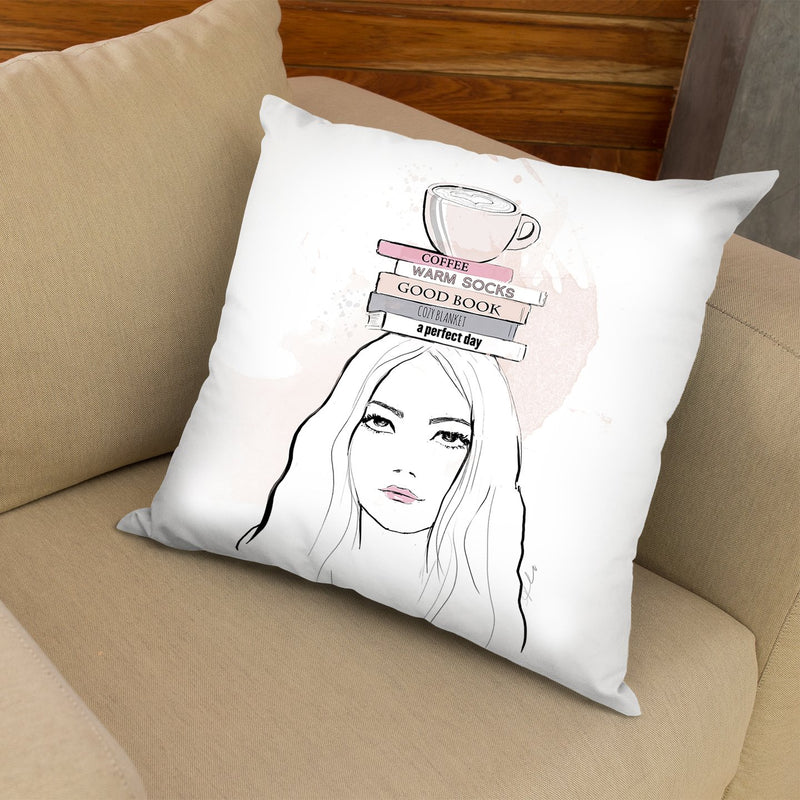 Books Throw Pillow By Alison Gordon