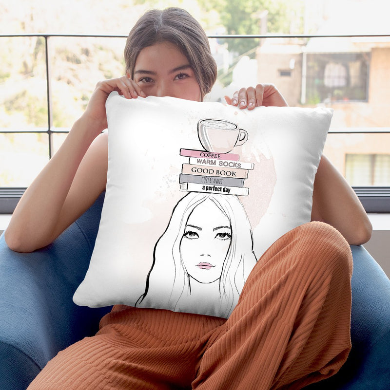Books Throw Pillow By Alison Gordon