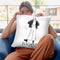Badass Throw Pillow By Alison Gordon