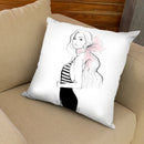 Bows And Stripes Throw Pillow By Alison Gordon