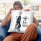 Coffee And Vogue Addict Throw Pillow By Alison Gordon