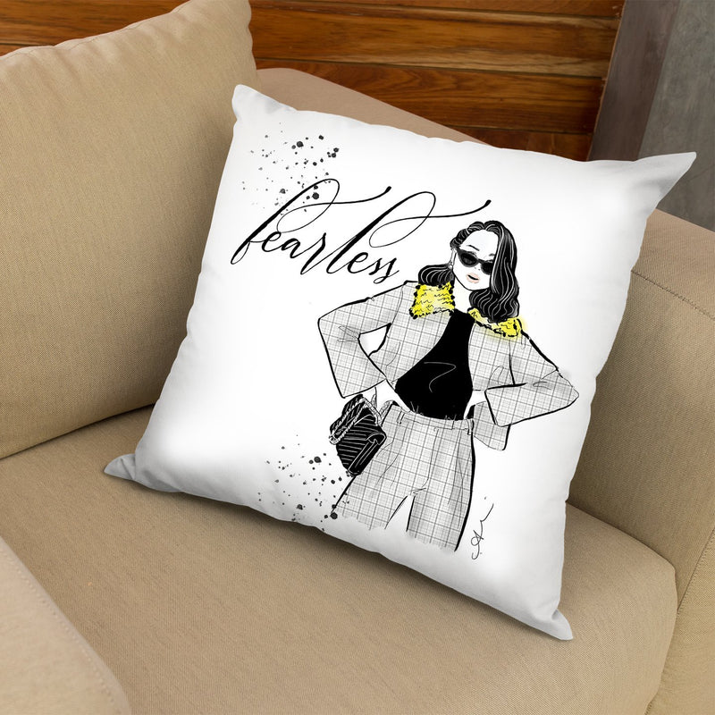 Fearless Throw Pillow By Alison Gordon