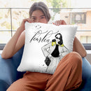 Fearless Throw Pillow By Alison Gordon