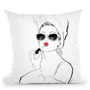 Glamourot Throw Pillow By Alison Gordon