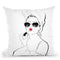 Glamourot Throw Pillow By Alison Gordon