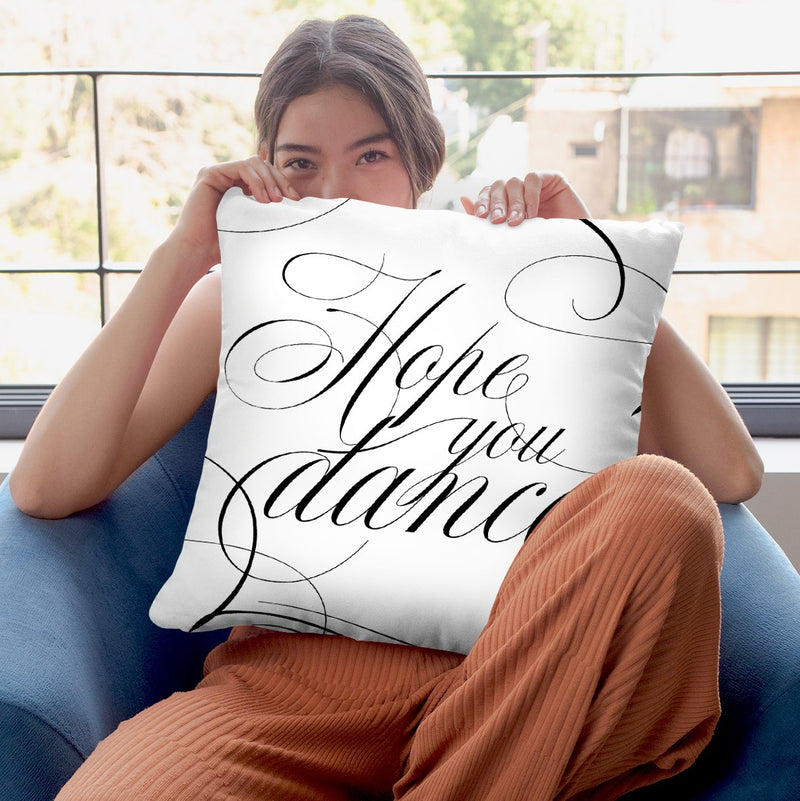 Hope You Dance Throw Pillow By Alison Gordon