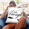 I Am Enough Throw Pillow By Alison Gordon