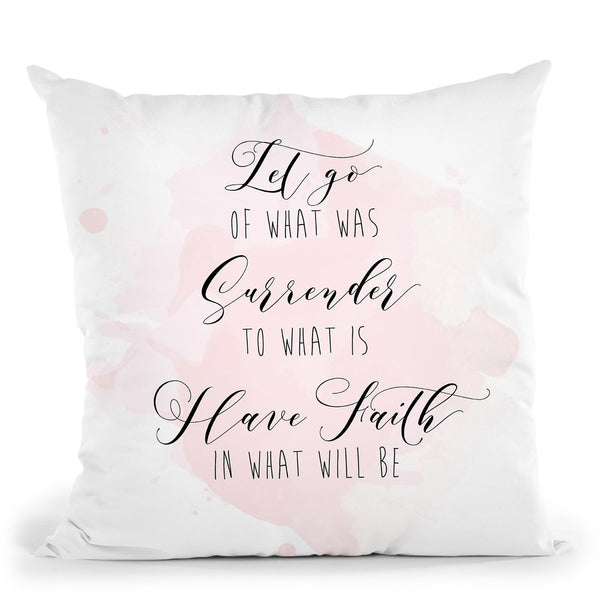 Let Go Throw Pillow By Alison Gordon