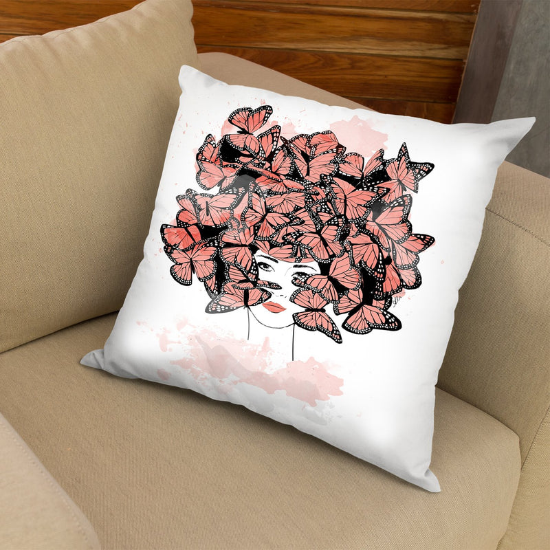 Butterflydream Throw Pillow By Alison Gordon