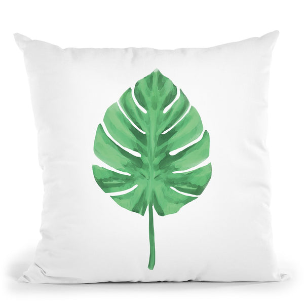 Palm Leaf Throw Pillow By Alison Gordon