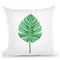 Palm Leaf Throw Pillow By Alison Gordon