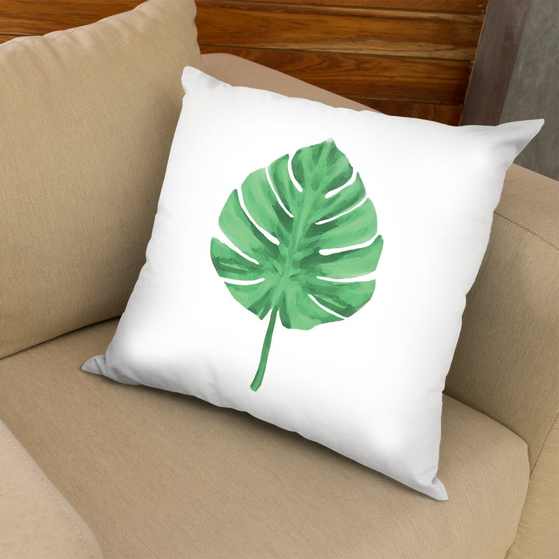 Palm Leaf Throw Pillow By Alison Gordon