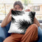 Palm Leaves I Throw Pillow By Alison Gordon