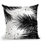Palm Leaves Throw Pillow By Alison Gordon