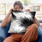 Palm Leaves Throw Pillow By Alison Gordon