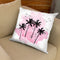 Palm Trees Pink Throw Pillow By Alison Gordon
