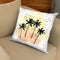Palm Trees Yellow Throw Pillow By Alison Gordon