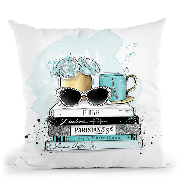 Parisian Style Throw Pillow By Alison Gordon