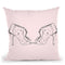 C'S And Bows Throw Pillow By Alison Gordon