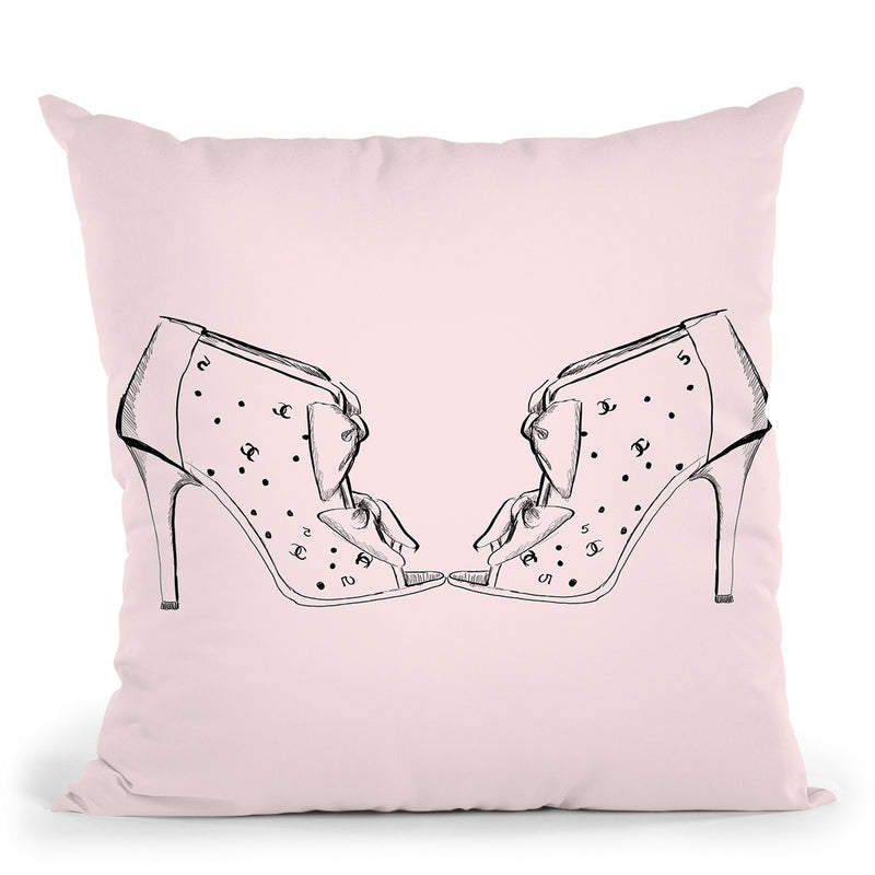 C'S And Bows Throw Pillow By Alison Gordon