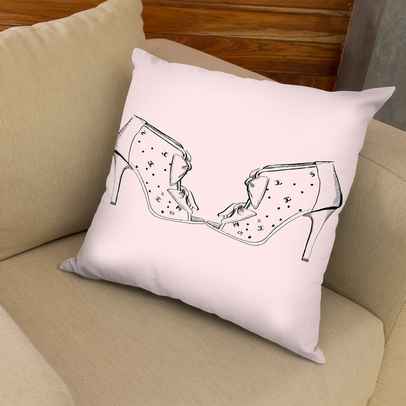C'S And Bows Throw Pillow By Alison Gordon
