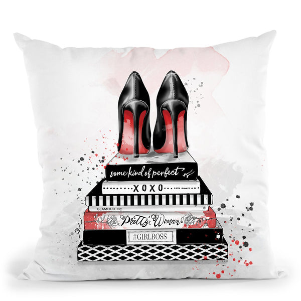 Pretty Woman Throw Pillow By Alison Gordon
